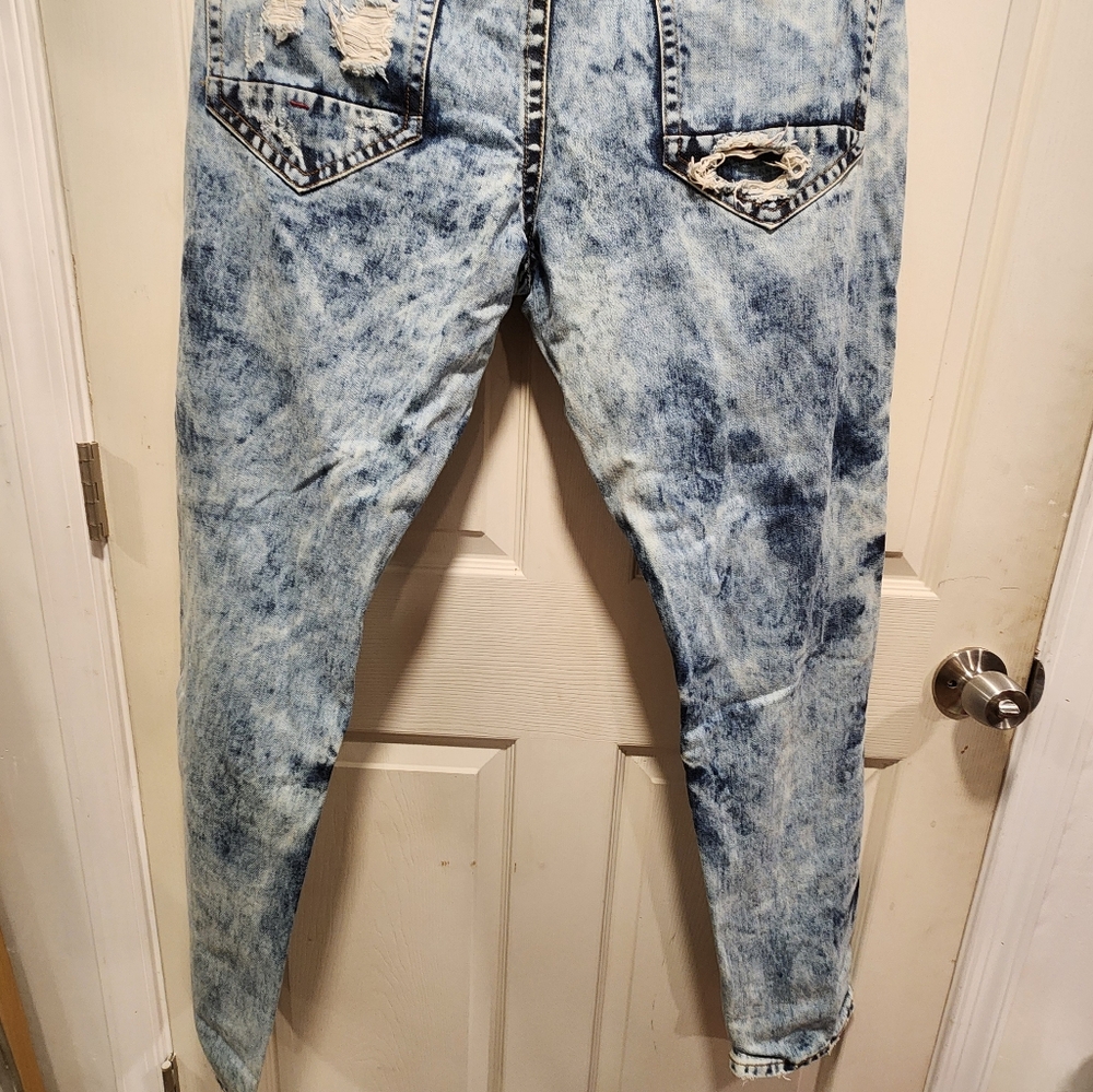 Distressed Blue Jeans for Men - Picture 3 of 3